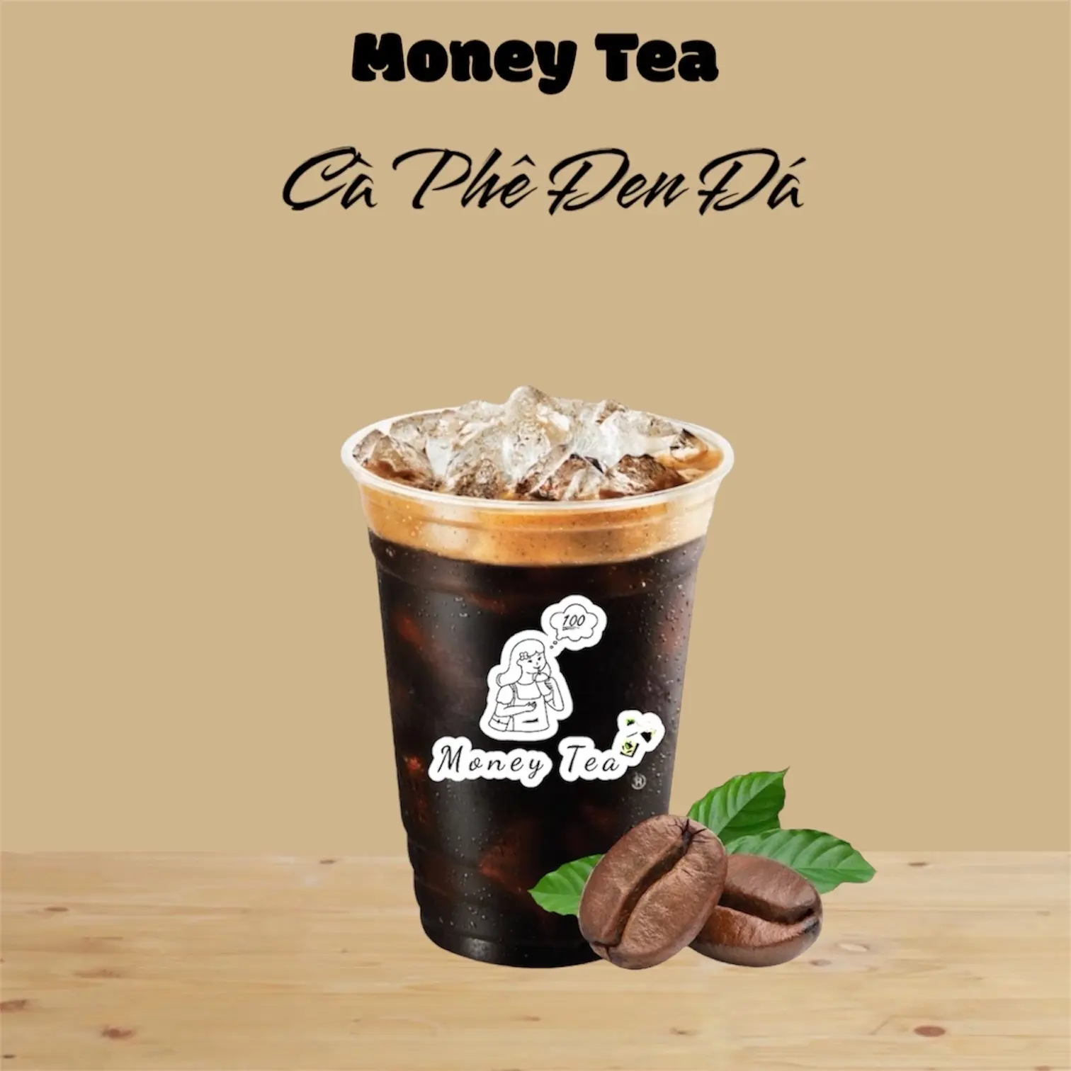 Hình ảnh Cà phê đen đá - Ly 500ml