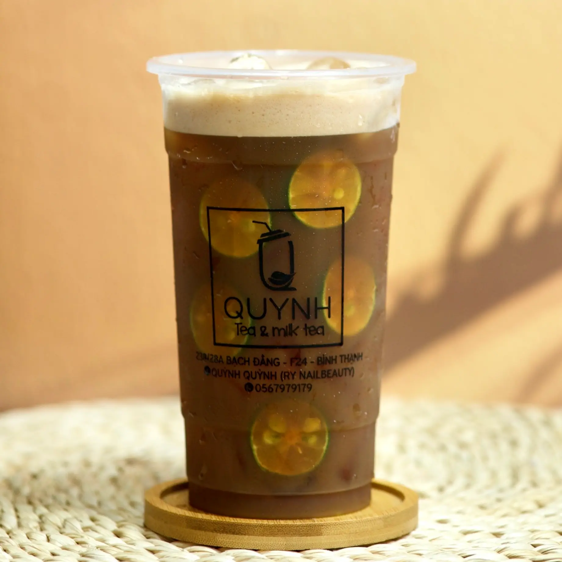 Hình ảnh Hồng trà tắc sủi bọt 