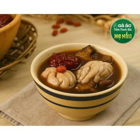 Hình ảnh Óc Heo Tiềm Thuốc Bắc