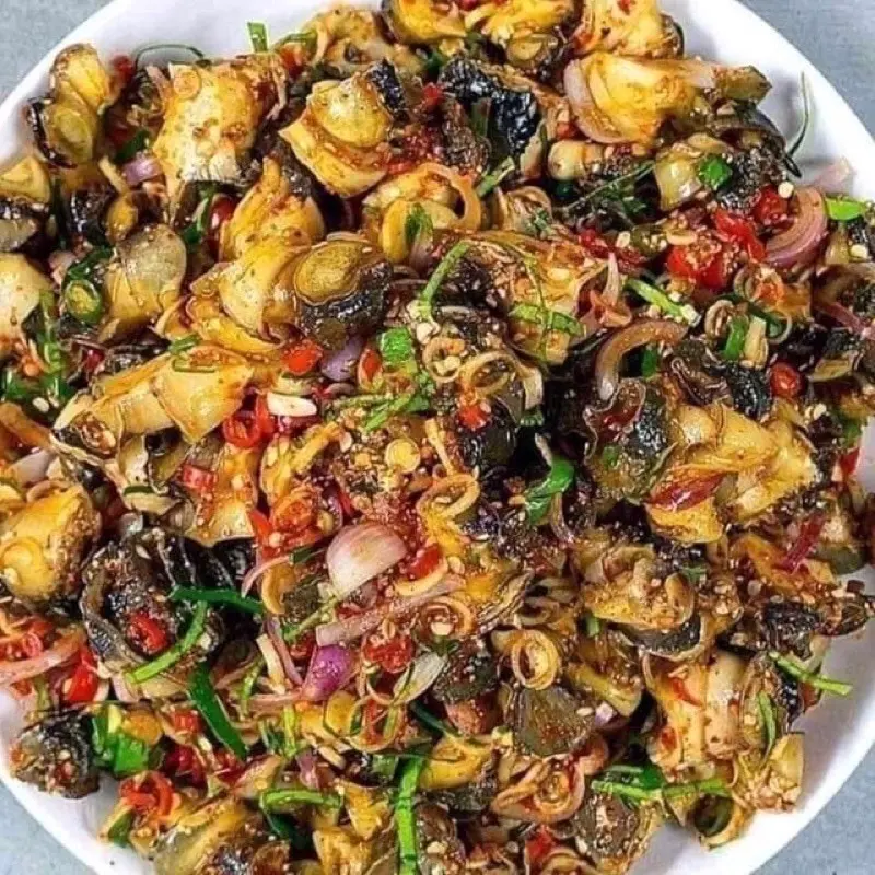 Hình ảnh Cơm ốc bươu xào sả ớt 