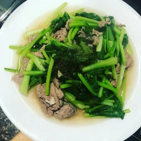 Hình ảnh Bò Xào Cải