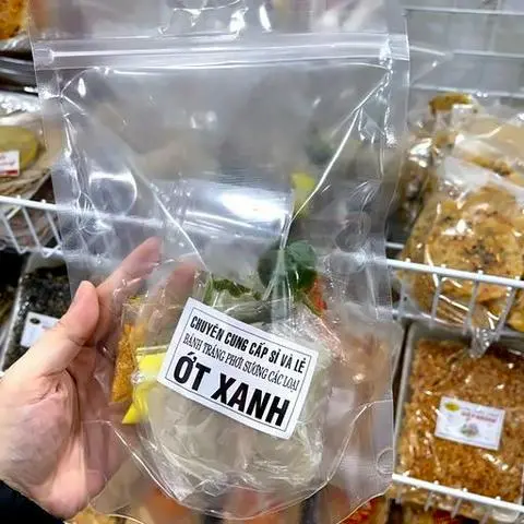 Hình ảnh Bánh tráng phơi sương ớt Xanh
