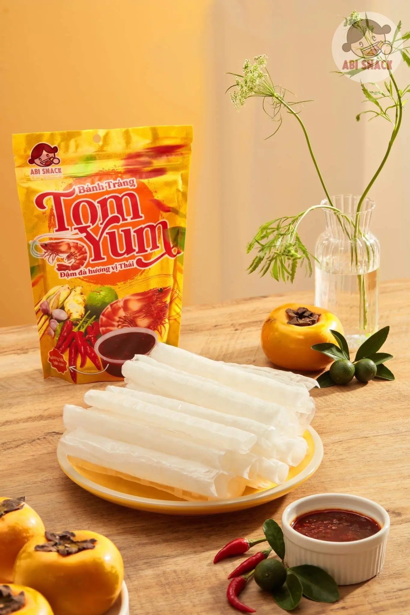 Hình ảnh Bánh Tráng Sốt Tomyum ABI