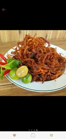 Hình ảnh khô bò kèm chanh 