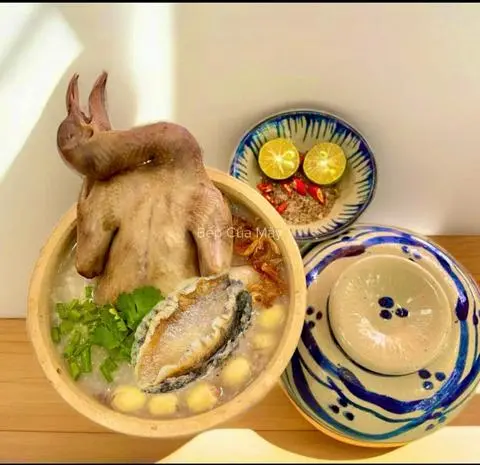 Hình ảnh Cháo Bồ Câu + 1 Bào Ngư