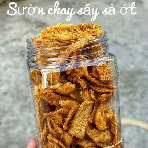 Hình ảnh Sườn non chay sấy sả ớt 