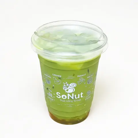 Hình ảnh Sữa Hạt Matcha Caramel