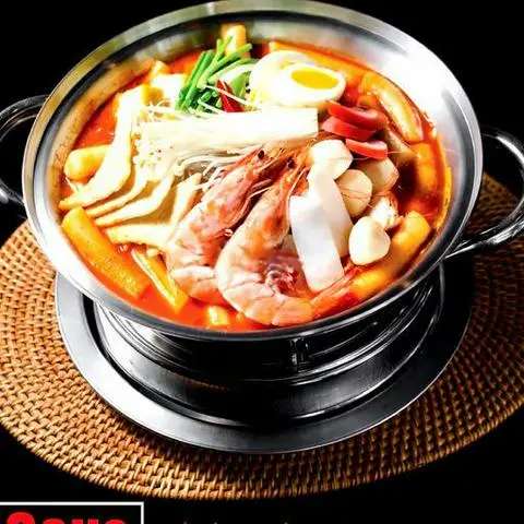 Hình ảnh Lẩu topokki cay 3 cấp độ