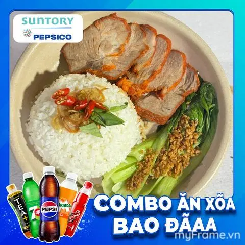 Hình ảnh Combo - cơm xá xíu - nước ngọt spvb