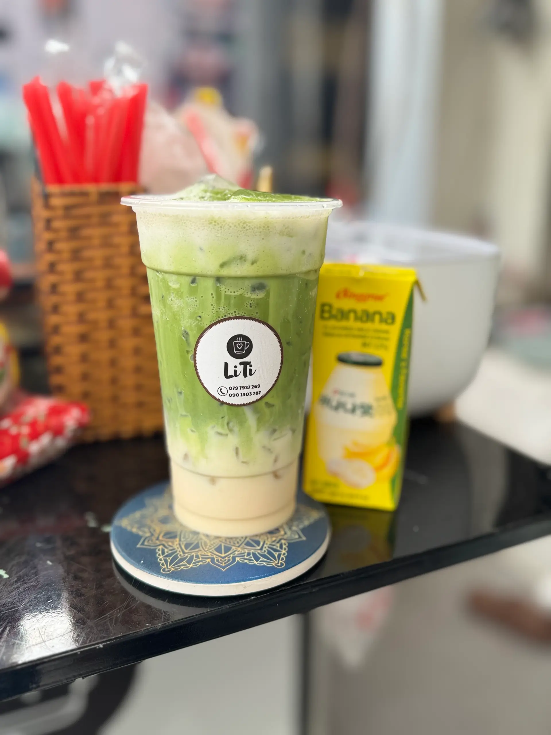 Hình ảnh Matcha sữa chuối