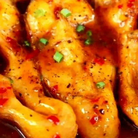 Hình ảnh Cá điêu hồng kho tiêu