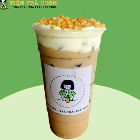 Hình ảnh Trà sữa kem cheese vụn dừa