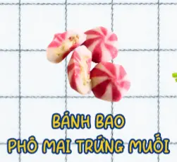Hình ảnh Bánh bao hải sản phô mai trứng muối