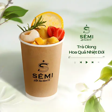 Hình ảnh Trà Olong Hoa Quả Nhiệt Đới