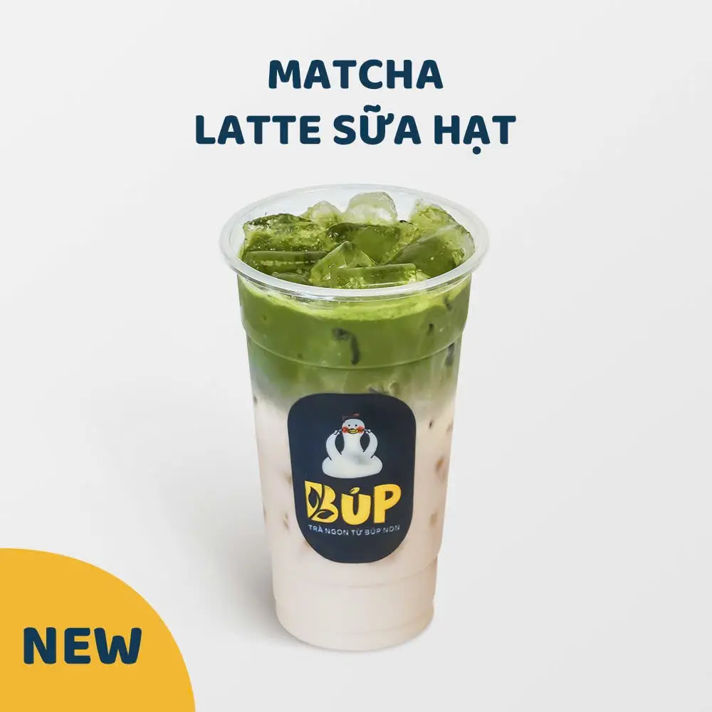 Hình ảnh Matcha Latte Sữa Hạt