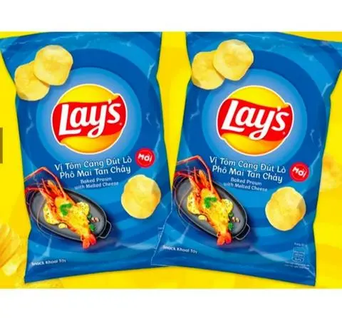 Hình ảnh Bánh Lay'S Khoai Tây Vị Tôm Càng Đút Lò Phô Mai Tan Chảy 30g