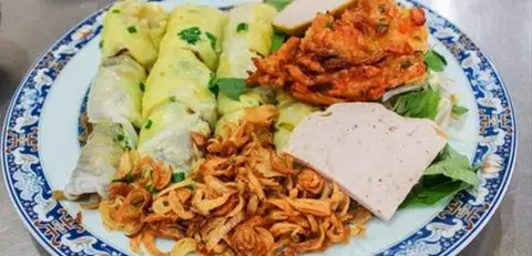 Hình ảnh PHẦN NHỎ Bánh Cuốn Trứng Nóng Nhân Thịt