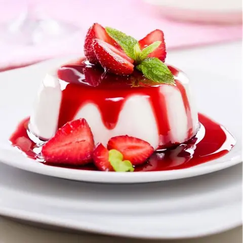 Hình ảnh Panacotta Dâu