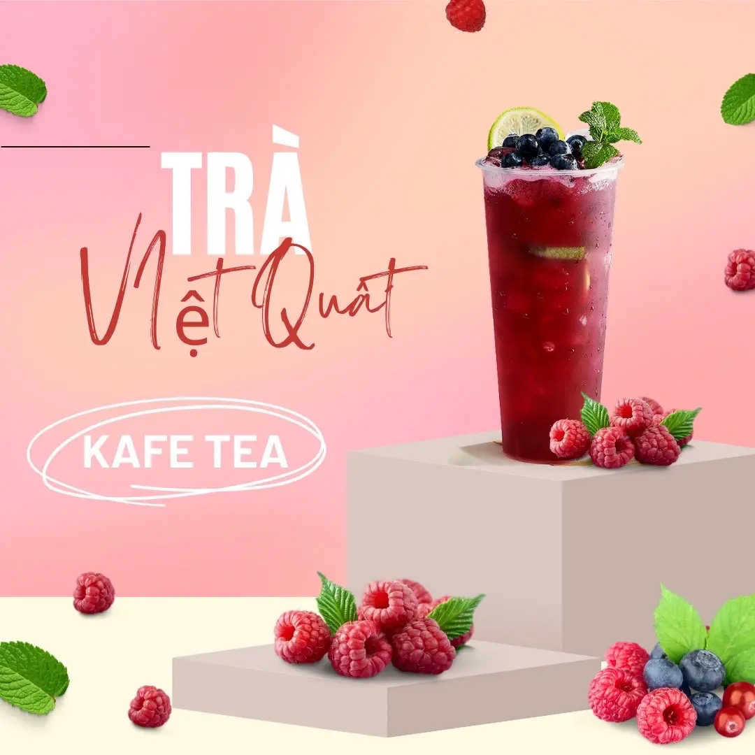 Hình ảnh Trà Việt Quất Hoa Lài