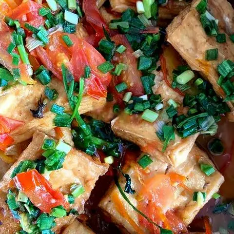 Hình ảnh Đậu hũ sốt cà hoặc sã