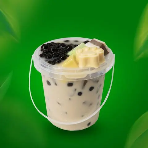 Hình ảnh Trà Sữa Xô Full Topping  1L