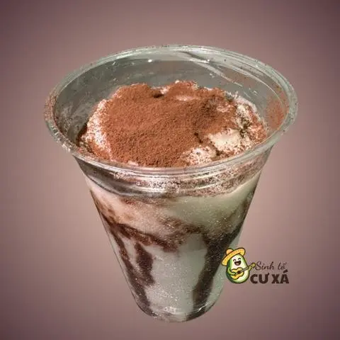 Hình ảnh Sinh Tố Dừa Cacao 