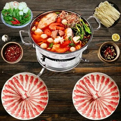 Hình ảnh Lẩu Thái Ba chỉ bò Mỹ 500GRAM (2-3 người dùng)