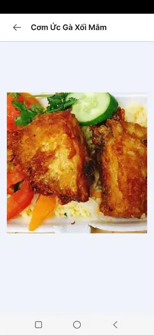 Hình ảnh Cơm Ức Gà Xối Mắm