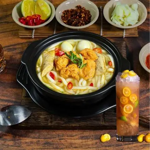 Hình ảnh ⭐️Combo Bánh Canh Chả Cua + Ly Trà Tắc