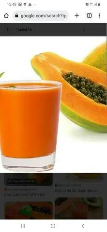 Hình ảnh Sinh tố đu đủ 