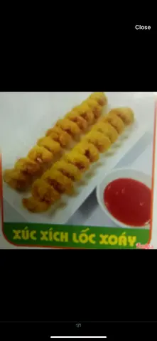 Hình ảnh Xúc Xích Lốc Xoáy 