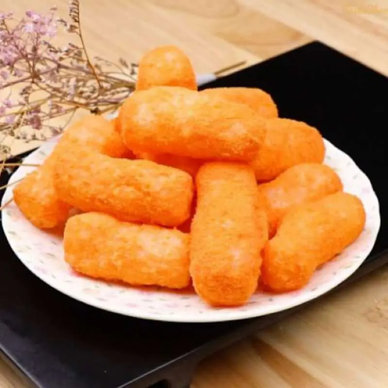 Hình ảnh Tokbokki chiên lắc phô mai không cay 
