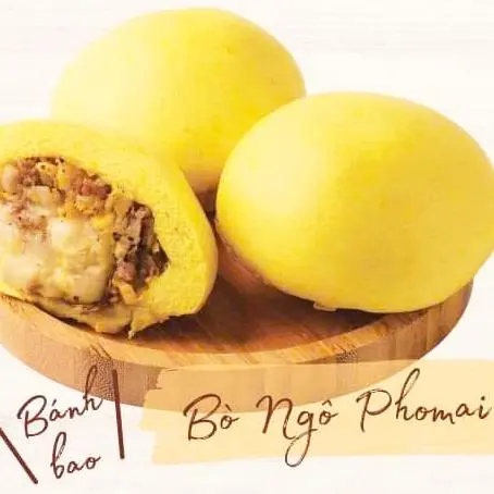 Hình ảnh Bánh bao Bò Ngô Phô Mai
