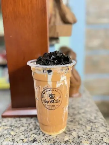 Hình ảnh Trà sữa thái đỏ thạch sương sáo - ly