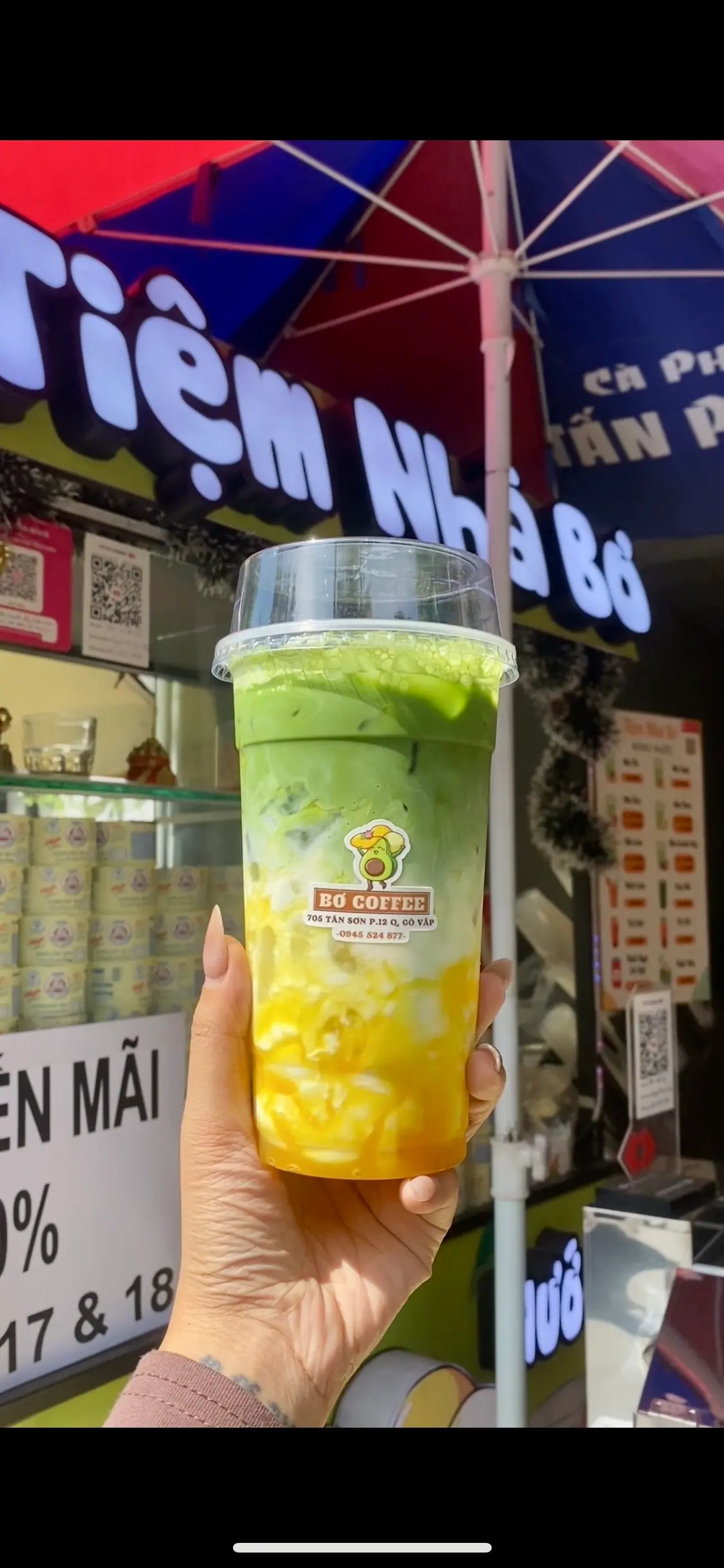 Hình ảnh MATCHA LATTE CHUỐI 700ml