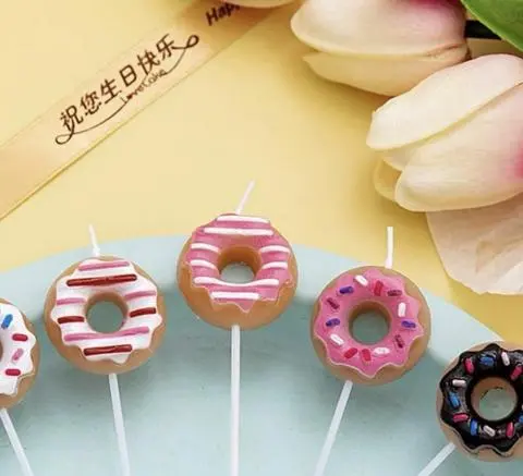 Hình ảnh đèn cầy donut