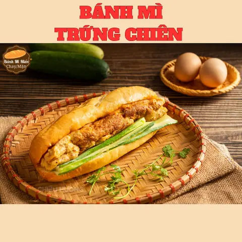 Hình ảnh Bánh Mì Trứng Chiên