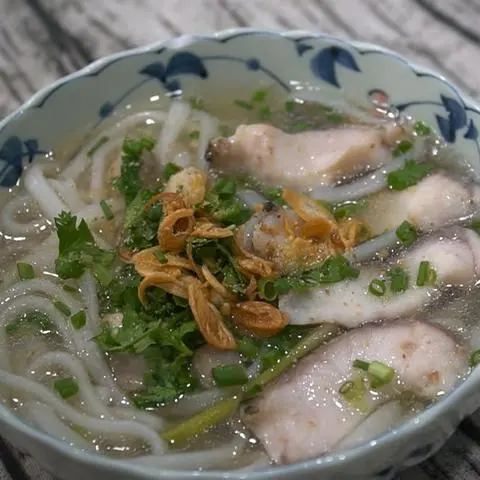 Hình ảnh hủ tíu mềm mì nạc viên