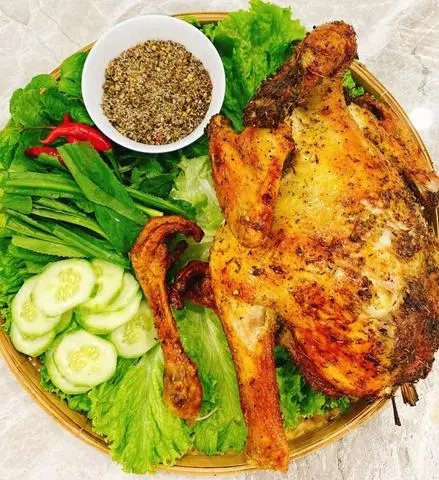 Hình ảnh Gà nướng Tây Bắc nửa con