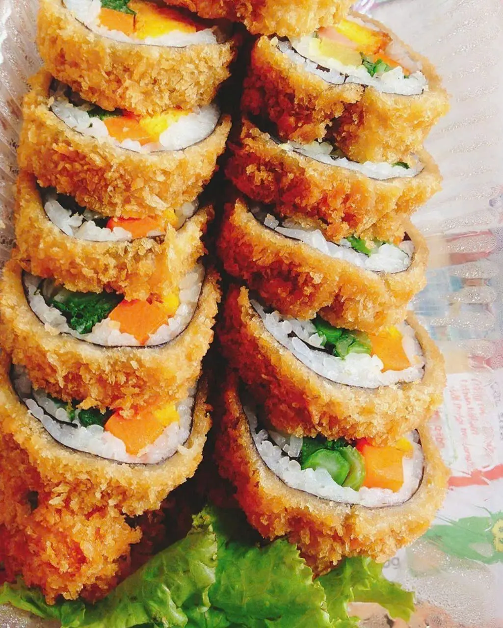 Hình ảnh Kimbab Bò Cuộn Phô Mai Chiên Xù 