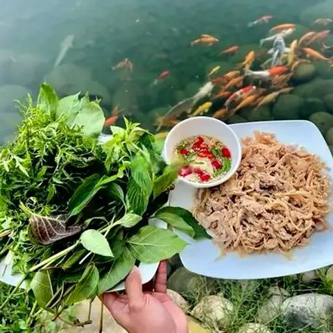 Hình ảnh Bì tỏi trộn thính 500g