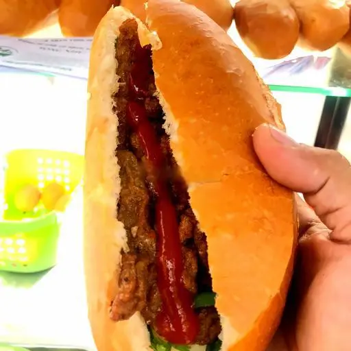 Hình ảnh Bánh mì ốp la 2 trứng