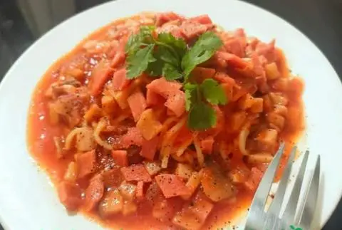 Hình ảnh Mì spaghetti chay