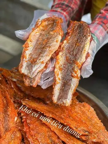 Hình ảnh Khô Cá Mối Tiêu Đường Fille 500g