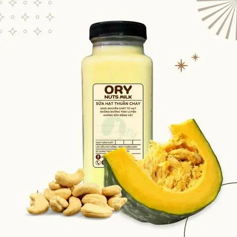 Hình ảnh Sữa Hạt Điều, Bí Đỏ - Ly 250ml
