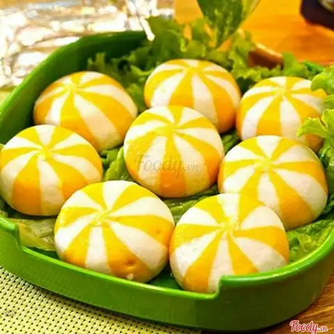 Hình ảnh Bánh Bao trứng cá Singapore