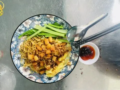 Hình ảnh Mì Sủi Cảo Khô Chay
