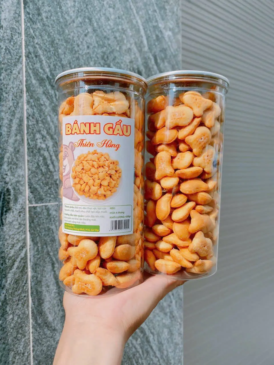 Hình ảnh Bánh Gấu Nhân Kem 420gr