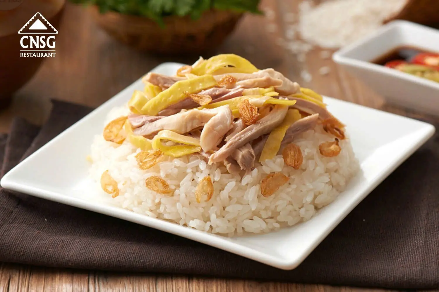 Hình ảnh Xôi gà xé ăn bao no