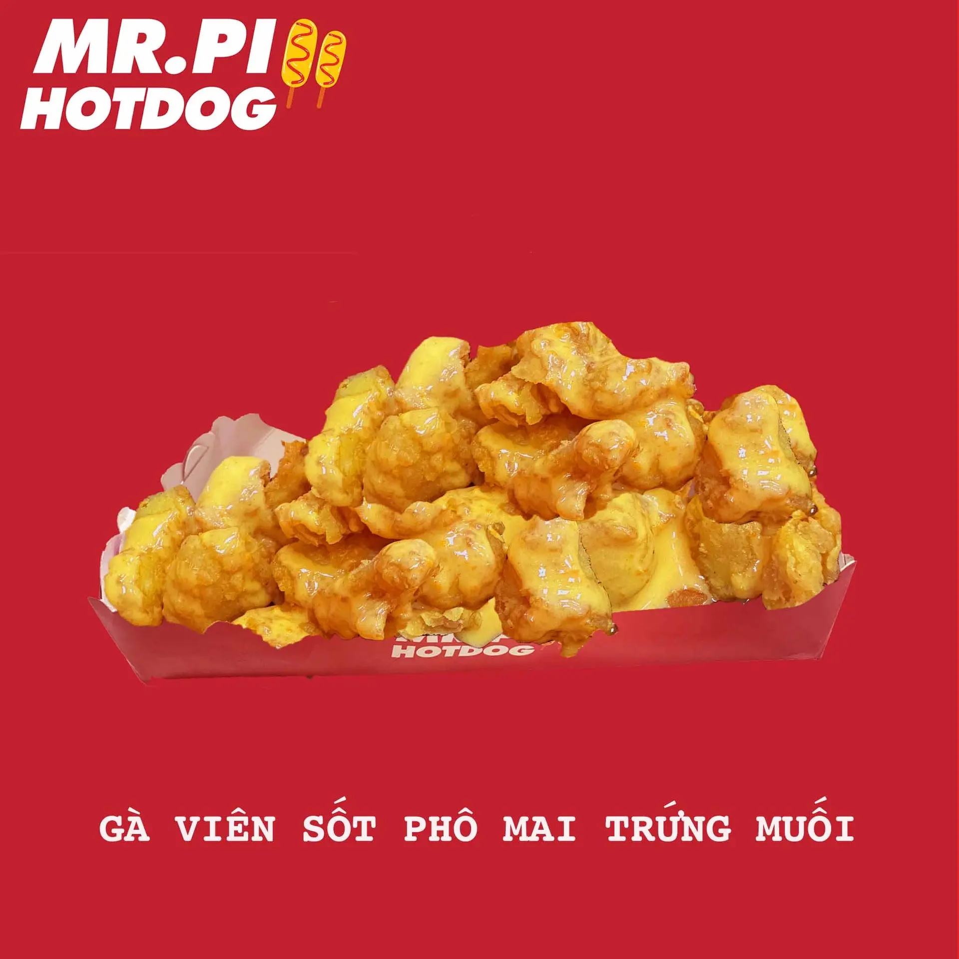 Hình ảnh GÀ VIÊN SỐT PHÔ MAI TRỨNG MUỐI
